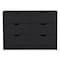 Tuhome Basilea 4 Drawers Dresser, 2 Cabinets, Black CLW8973 - alternate 1
